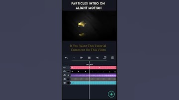 Particles Intro On Alight Motion / #shorts