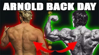 Build a Back Like Arnold Schwarzenegger