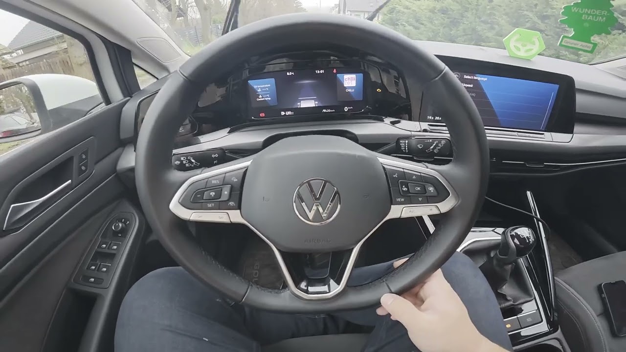 Volkswagen Golf VIII – Как включить/выключить задний стеклоочиститель