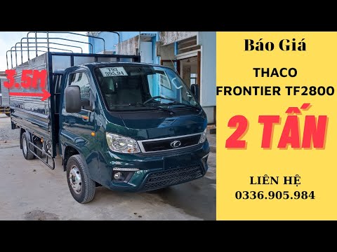 #1 Giới Thiệu Xe Tải Thaco TF2800 Thùng Bạt 2022 Thaco Tiền Giang Mới Nhất