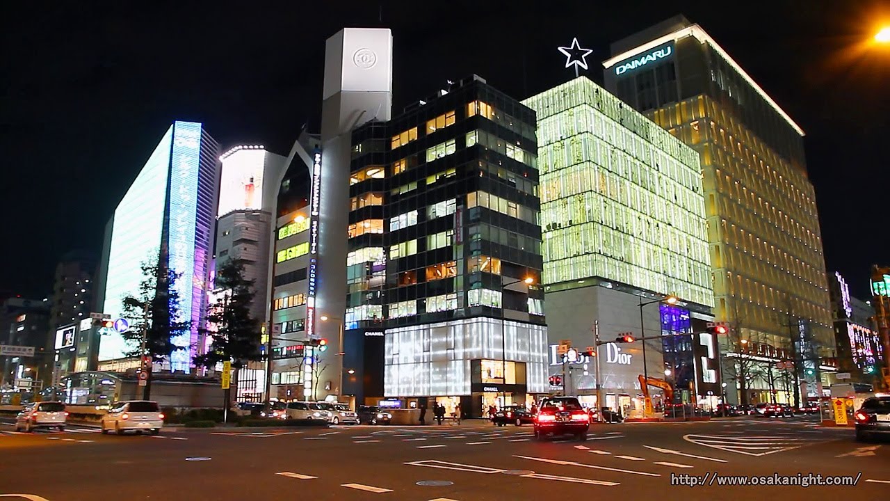 大阪ミナミ夜景散歩 中編 心斎橋 Osaka Minami Night Vol 2 Shinsaibashi Youtube