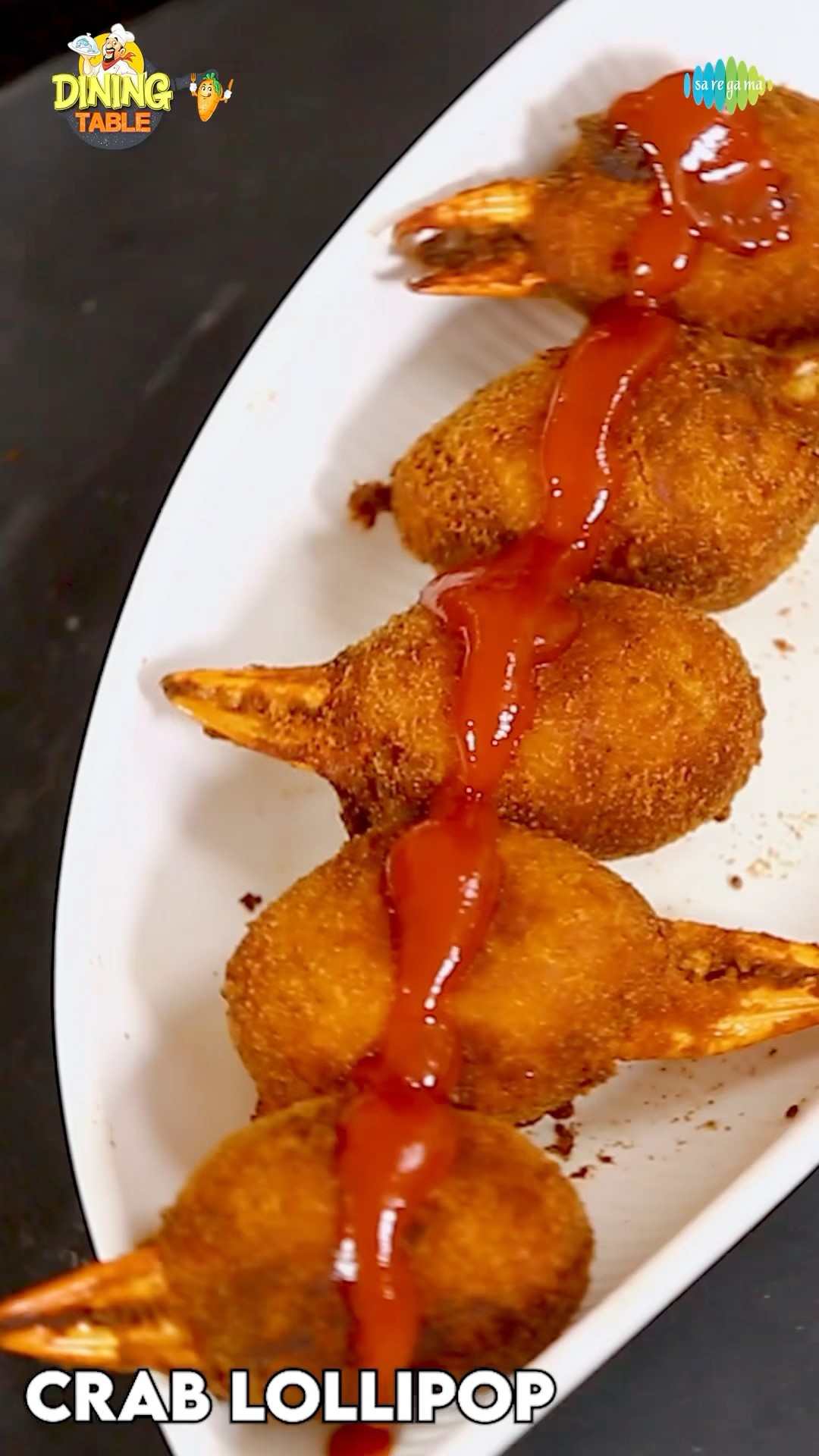 Crab Lollipop | Sea Food Starters | Dining Table | Saregama TV Shows Tamil #shorts #ytshorts