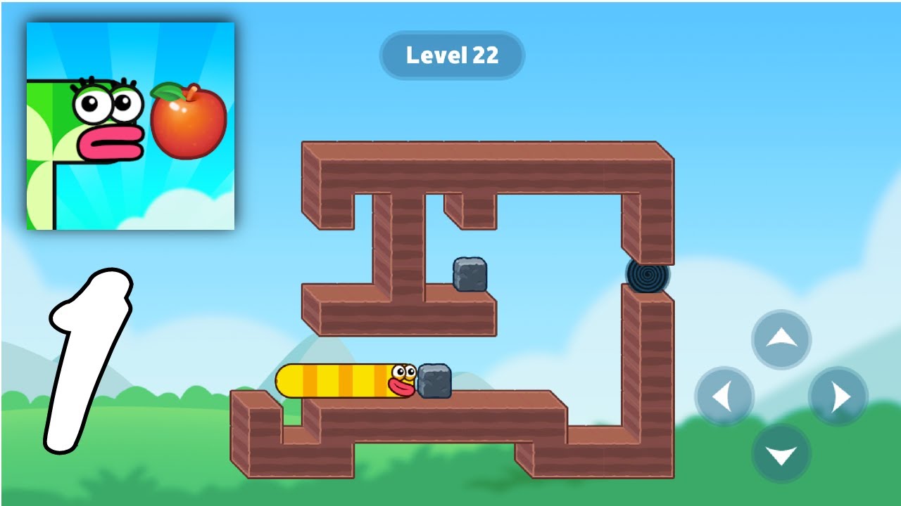 Hungry Worm - Greedy Worm Gameplay Walkthrough #1 (Android, IOS) - YouTube