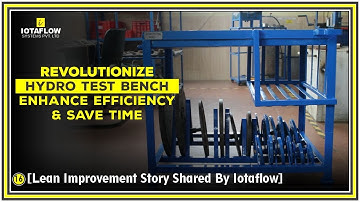 A KAIZEN SERIES | IOTAFLOW | Efficient Hydro Test Bench: Flange Solution & Mobility Upgrade!