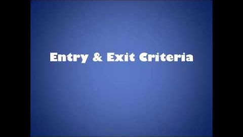 Software Testing Tutorial #7 - Entry Criteria and Exit Criteria in Software Testing