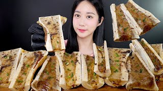 MUKBANG กิน ไขกระดูกเนื้อ! อาหารอันโอชะ!! | ลำไส้เนื้อย่าง  | กินเสียง | MUKBANG |ASMR| EATING SOUND