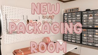 Packaging Room Renovation | Small Business Owner | Office Tour | Office Makeover