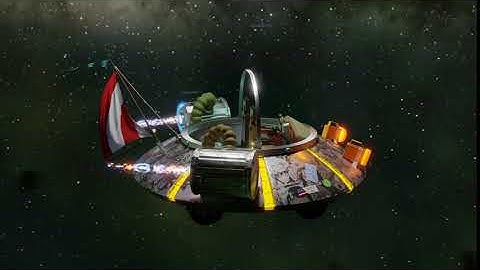 Rick and Morty Spaceship.