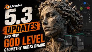 blender 5.3 updates and new god level geometry nodes demos