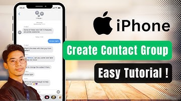 How to Create A Contact Group on iPhone (iOS 16)
