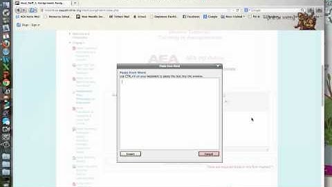 Pasting from a Word Document into Moodle