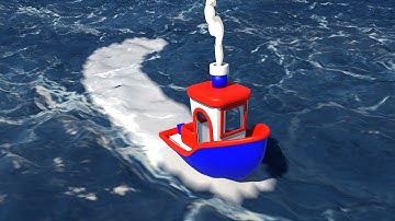 INTERACTIVE OCEAN DYNAMIC PAINT ( BLENDER 2.93 ).