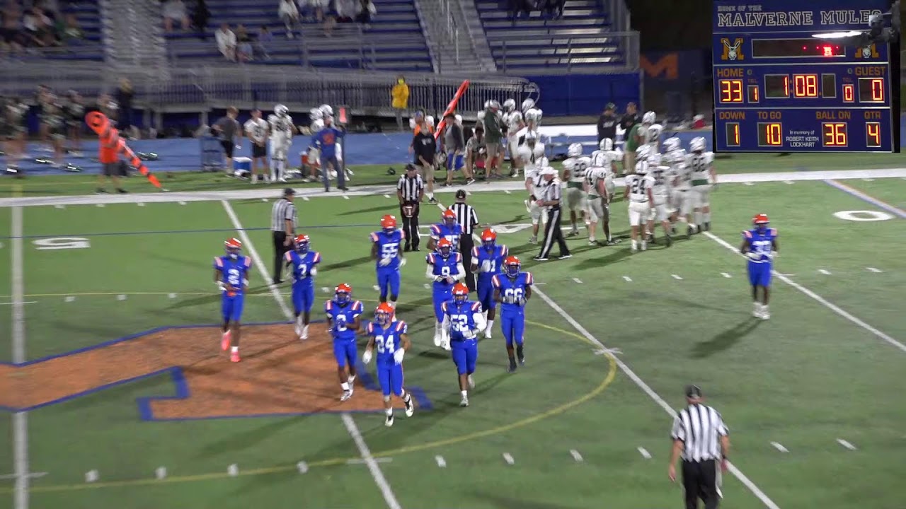 Malverne Mules Varsity Football Team vs. The Locust Valley Falcons 09