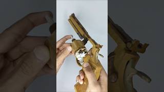 Cardboard Colt Python (tutorial on channel) #cardboard #cardboardgun #coltpython #gun #shorts