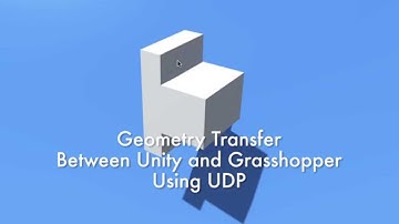 Geometry transfer between Unity and Grasshopper using UDP