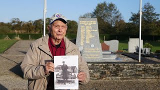 WW2 VETERAN VISITS SITE WHERE FRIEND WAS KILLED IN ACTION