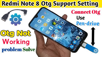 How to connect otg redmi note 8