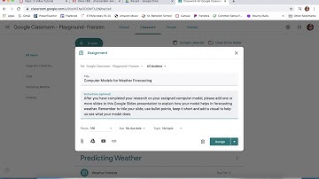 Giving an Assignment Students Can Edit in Google Classroom