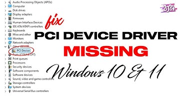 Fix PCI Device Driver Missing In Windows 10/ 11 || Fast & Easy!