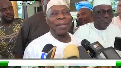 PDP National leaders meets with Obasanjo