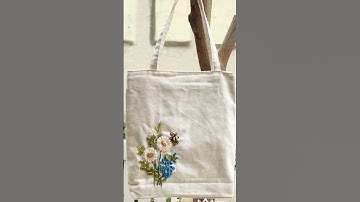 Thumbnail of Ribbon Embroidery Bag #shorts #yotubeshorts #viralshorts