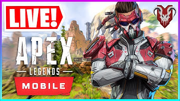 #1 TPP PLAYER PREDATOR RANK GRIND CONTINUES PT 2 IN APEX LEGENDS MOBILE  (LIVE)