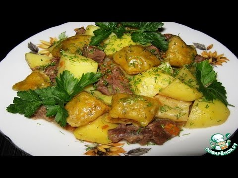 Ароматные подушечки с мясом и картофелем