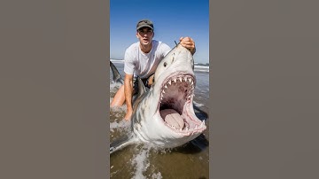 POV:You’re taking a picture with a shark when he suddenly goes crazy and tries to attack you#pov #ai