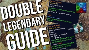 Double Legendary Quick Guide - Get your Unity Belt!