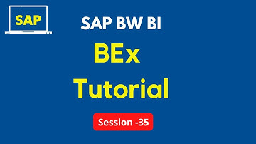 SAP BEx Tutorial | Learn SAP BEx Analyzer | SAP Business Explorer Reporting Tool in SAP BW