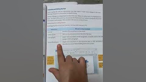 chapter 3 - Class 4 Editing in MS-Word 2010 part 7