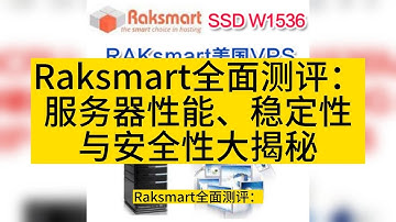 Raksmart全面测评：服务器性能、稳定性与安全性大揭秘