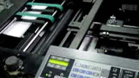 Duplo 4000 Twin Tower Collator Bookletmkaer System Test Run prior to Shipping