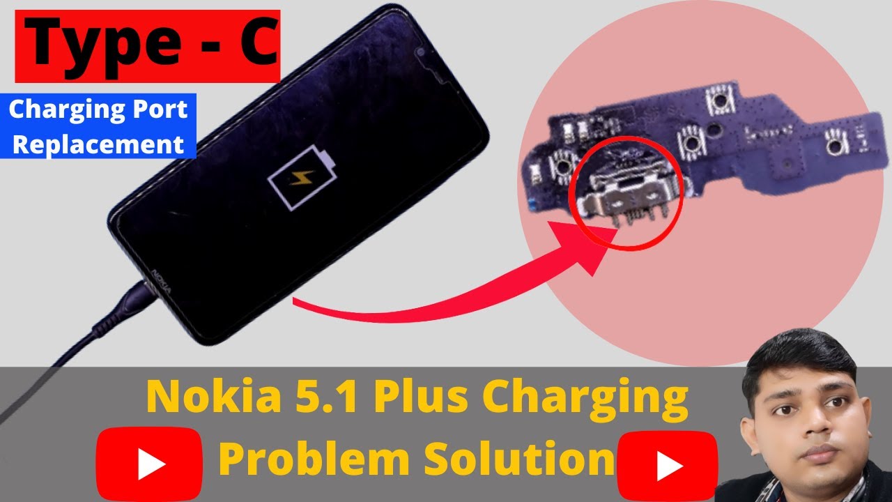 How to solve Nokia 5.1 Plus Charging Problem ||  Nokia 5.1 Plus Charging Port Problem Solution