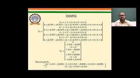 DSP LEC 43  discrete fourier transform DFT