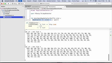 FSharp.TV - Follow Along: Benchmark Shuffling