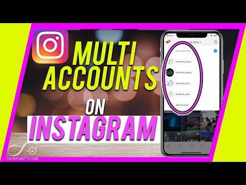 How to ADD and Use MULTIPLE INSTAGRAM Accounts - (Up to 5)