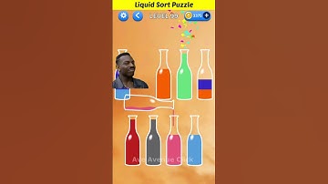 Water Color Sort Level 99 #shorts #puzzle #puzzlegame #android #gameplay #fun