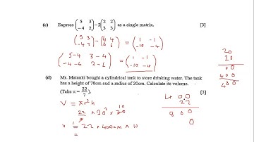 GRADE 9 MATHEMATICS 2016 PAPER 2; Q1 TO 3