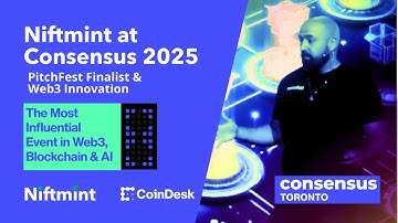 Niftmint at Consensus 2025 | PitchFest Finalist & Web3 Innovation🚀