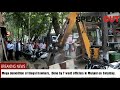 Mega demolition of illegalhawkers in mulund