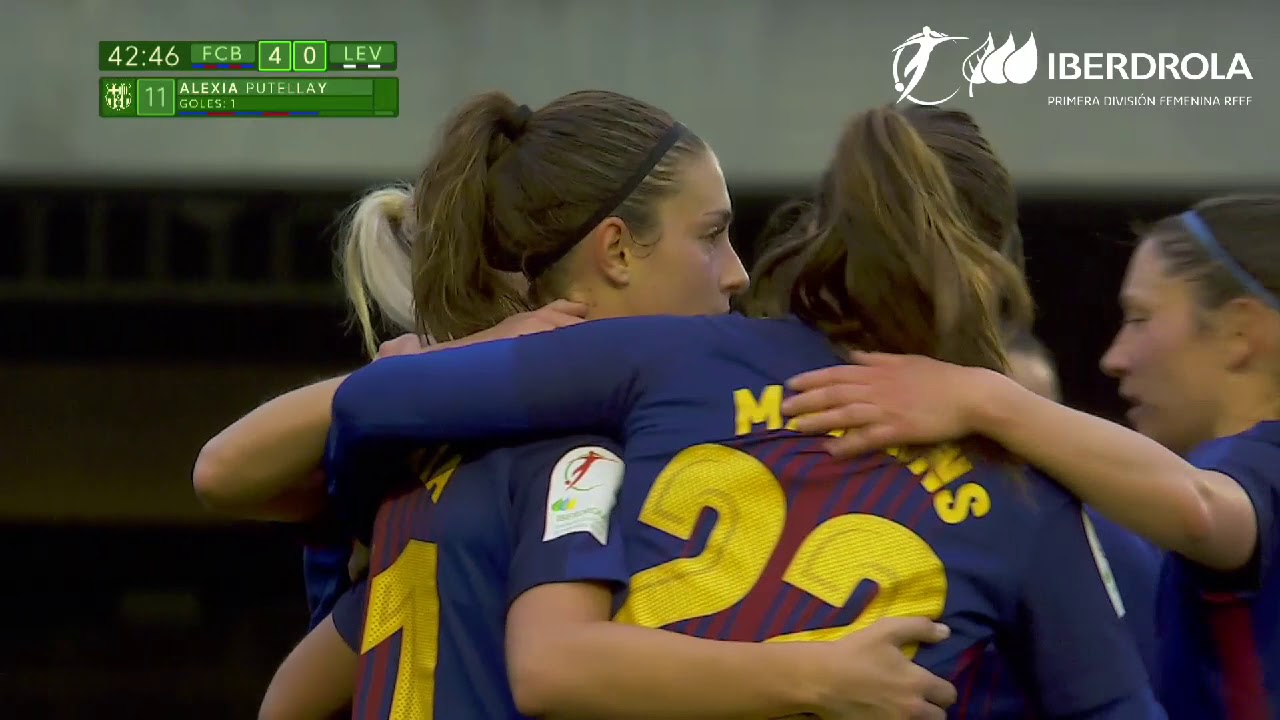 Barcelona 5-0 Levante, Liga Femenina Iberdrola