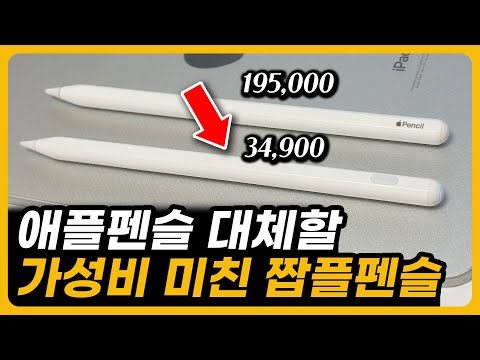 비싼 정품 애플펜슬 사고 후회중 미친 가성비 짭플펜슬 아이패드 유저 필수 시청 