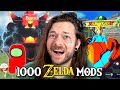 1000 AMAZING MODS in Zelda: Breath of the Wild at ONCE!