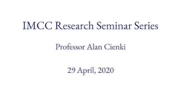 Metaphor in speech, gesture, and thought - Professor Alan Cienki