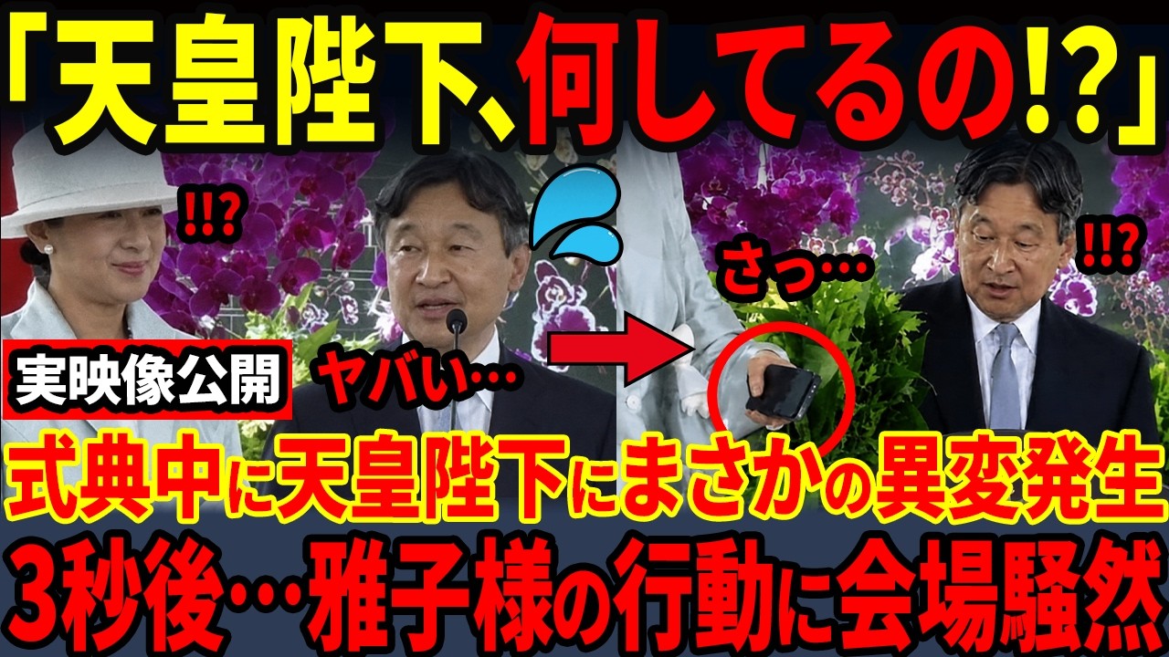 【カメラに映った雅子様の真の姿】海外メディアが偶然撮影した雅子様の衝撃映像とは