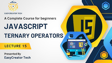 JavaScript Ternary Operator Tutorial in Hindi/Urdu Lecture 15