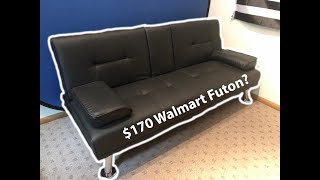 How Good is a $170 Walmart Futon? Unboxing, Setup, and Review LuxuryGoods Leather Futon