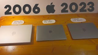 MacBook Pro 2006 vs 2018 vs 2023 | 3 Generations compared