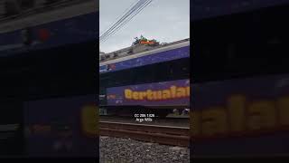 CC 206 1326 bertugas untuk Argo Wilis #keretabaru #keretaapi #kai121